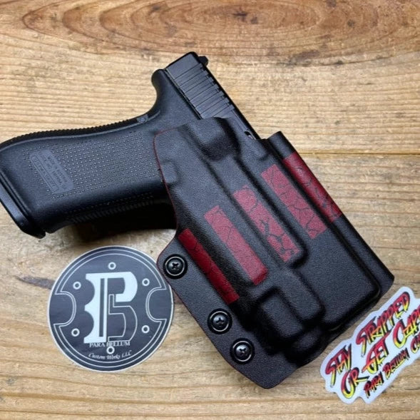 Glock 19, 23 w/ Streamlight TLR-7A OWB Paddle Holster Glock 19, 23 w/ Streamlight TLR-7A OWB Paddle Holster