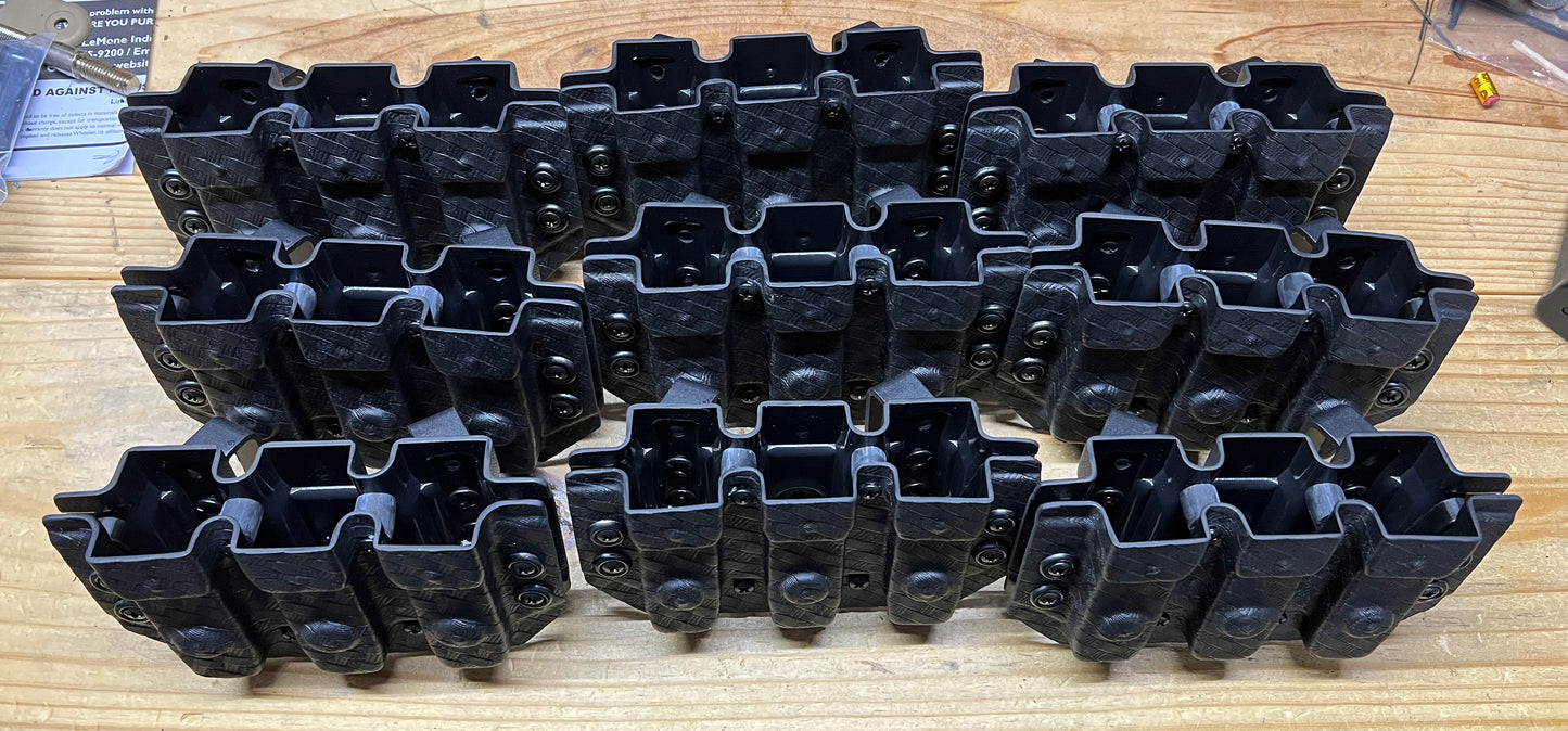 9/40 Double stack triple mag carrier Bullet facing out